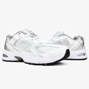 Кросівки весна літо New Balance колір білий/срібний