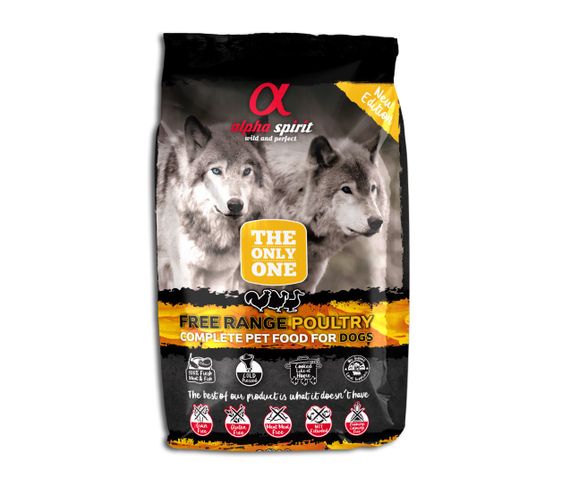 Сухой корм для собак с птицей Alpha Spirit The Only One Poultry, 12 кг