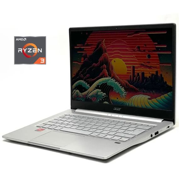 Ультрабук Б-клас Acer Swift 3 SF314-42 / 14" (1920x1080) IPS / AMD Ryzen 3 5300U (4 (8) ядра по 2.6 - 3.8 GHz) / 8 GB DDR4 / 256 GB SSD / AMD Radeon RX Vega 6 Graphics / WebCam б/в