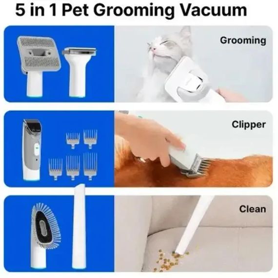 Набір для догляду та грумінгу з пилососом PetChois GV1 | Зображення 2