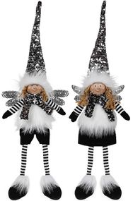 М'яка іграшка «Янгол Black&White» 16х10х65см, сидячий
