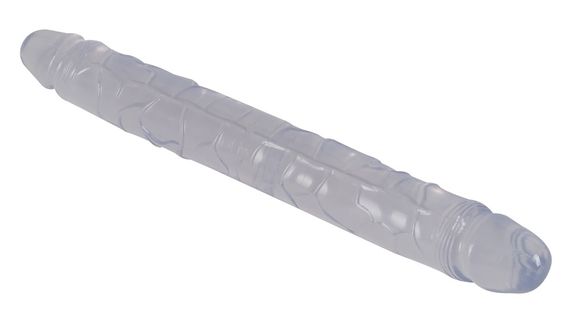 Двосторонній фалоімітатор - Crystal Clear Double Dildo | Зображення 1