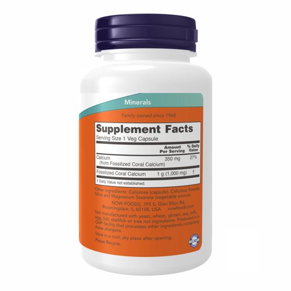 Coral Calcium 1000mg - 100 vcaps | Зображення 1
