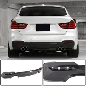 Дифузор заднього бампера V3 (для F34 M-Sport, Карбон) для BMW 3 серія F-30/31/34 2012-2019 рр