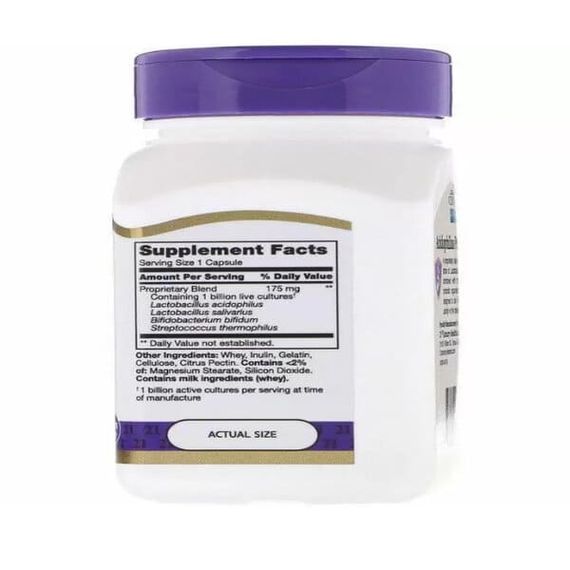 Пробиотик 21st Century Acidophilus Probiotic Blend 100 Caps | Зображення 1