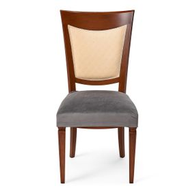 Чехлы на сиденье стула велюровые 2 шт темно серый Love You