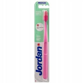 Зубна щітка Jordan Clean Smile, середньої жорсткості, рожевого кольору