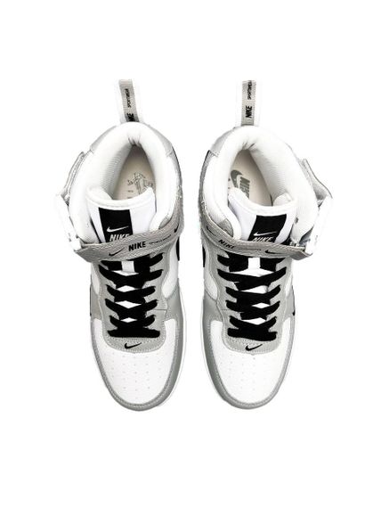 Кросівки чоловічі Air Force Mid Utility White Grey 46 29 см | Зображення 3