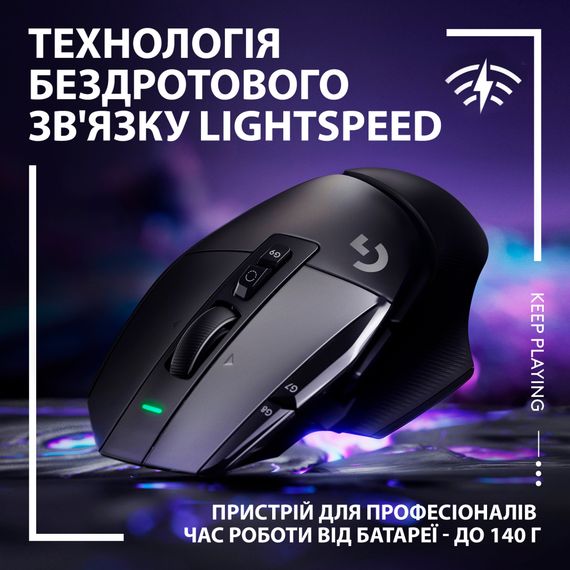 Мишка Logitech G502 X Lightspeed Wireless Black (910-006180) | Зображення 2