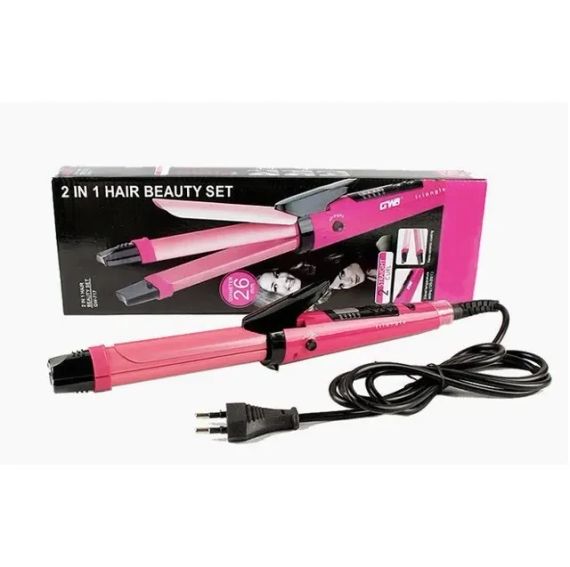 Плойка-утюжок для волос Nova 2in 1 Beauty Set NHC-2009 Распродажа | Зображення 3