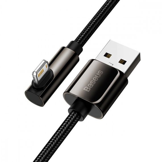 Кабель Baseus Legend Series Fast Charging Elbow Lightning 2.4A (2m), Червоний, 2.0 м | Зображення 6