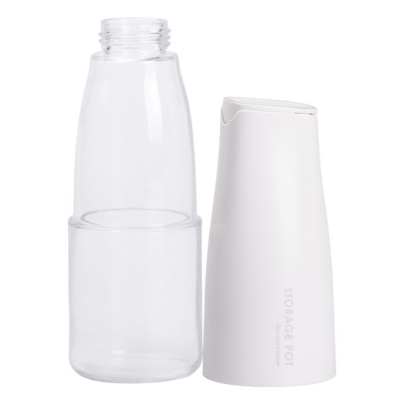 Пляшка для соняшникової олії з гравітаційною кришкою 500 мл пляшка для олії з дозатором Білий HP-34-9W | Зображення 3