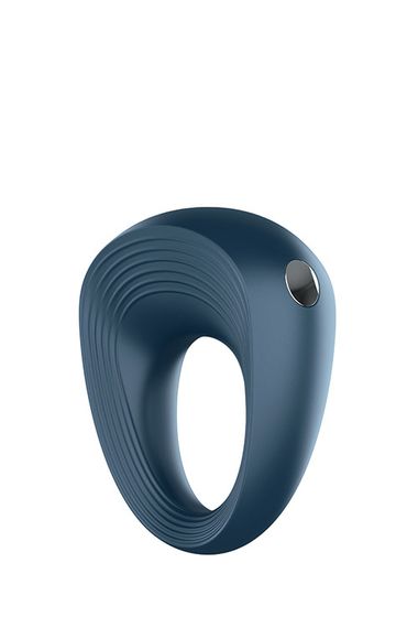 Ерекційне рельєфне віброкільце Satisfyer Power Ring синє Sex Aura