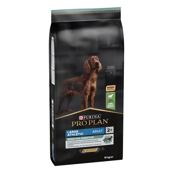 Сухой корм для крупных собак с ягненком Purina Pro Plan Large Athletic Sensitive Digestion 14 кг | Зображення 1