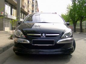Передня нижня накладка (під фарбування) для Peugeot 307