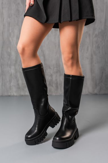 Чоботи жіночі Fashion Alvira 3867 36 розмір 23,5 см Чорний | Зображення 8