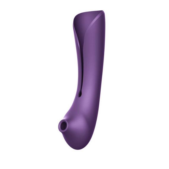 Смартвібратор 3в1 Zalo — Queen Twilight Purple, пульсівна перлина та вакуум, кристал Swarovski Sex Aura | Зображення 5