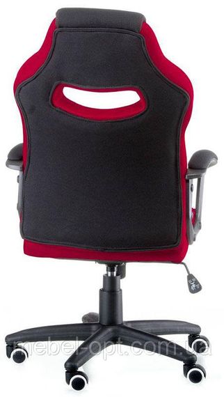 Геймерське крісло Riko black/red, колір чорно-червоне, оббивка-тканина | Зображення 6