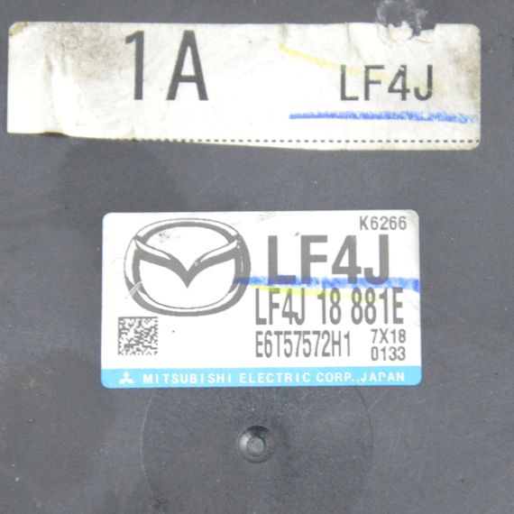 Блок керування двигуном 2.0 Mazda 6 GH 2008-2012 Комп'ютер ЕБУ мотора Мазда 6 LF4J18881E E6T57572H1 | Зображення 1