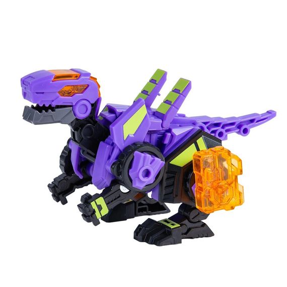 Динозавр-трансформер Раптор-Бот Dinoster EU580840-2 бокс для зберігання, фіолетовий | Зображення 2