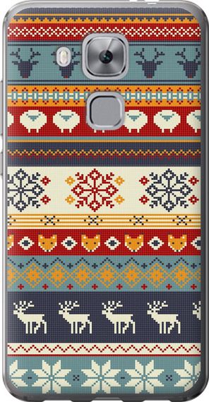 Чехол на Huawei Nova Plus Рождественский орнамент "3303u-961-17620"