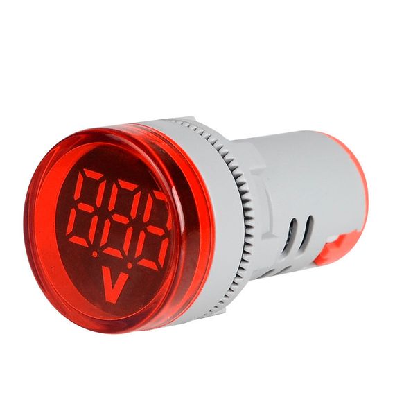 Цифровой вольтметр ST16V, диапазон измерений 60-500V, Red | Зображення 1