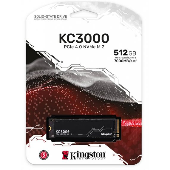 SSD накопичувач Kingston 512GB M.2 KC3000 NVMe 2280 (SKC3000S/512G) | Зображення 8