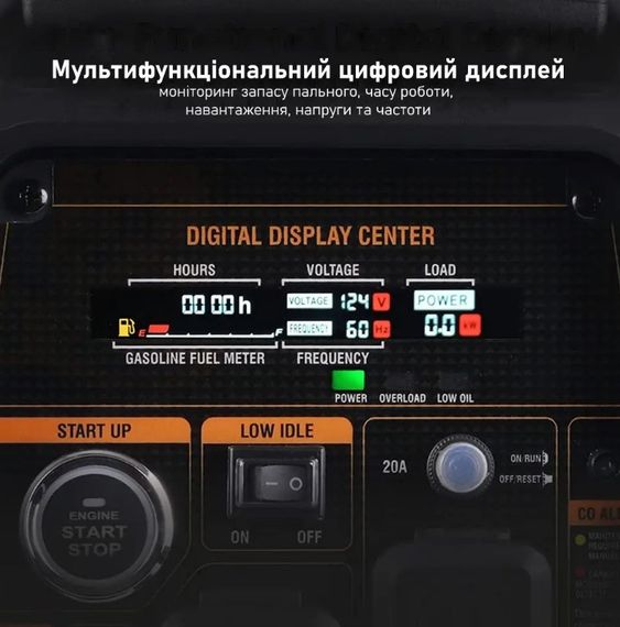 Генератор инверторный газ/бензин MaXpeedingRods 3.5 кВт, Електричний старт/Дистанційний старт/Ручний запуск MXR3500s | Зображення 3