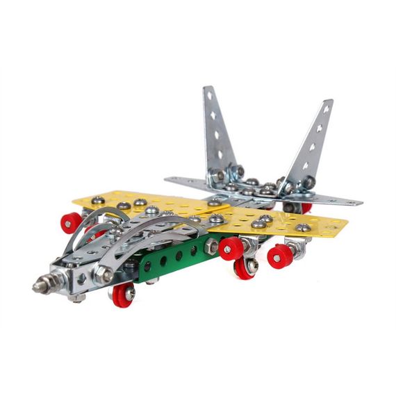 Детский Конструктор металлический "Милитари" ТехноК 3862TXK, 334 детали | Зображення 2