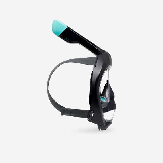 Маска Easybreath 900 для снорклінгу для дорослих чорна - SM | Зображення 2