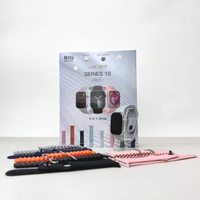 Розумний годинник Smart Watch 10 + 8 ремінців (Сірий) UA