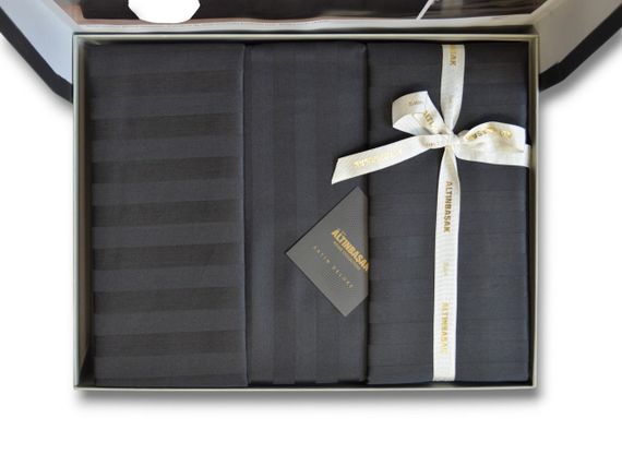 Постільна білизна Altinbasak Satin 200 х 220 см Always Gris | Зображення 1