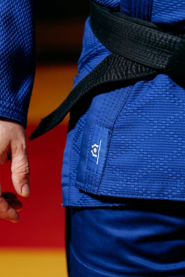 Синє кімоно для хлопців/чоловіків, дзюдо, TM BUDOGI серія ADVANCED, зріст 150 см, щільність 500 гр/м.кв. | Зображення 4