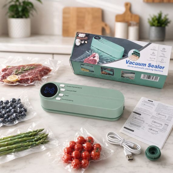 Аккумуляторный вакуумный упаковщик Vacuum Sealer