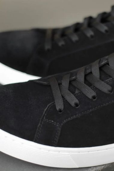 Замшеві кросівки на білій підошві 42 розмір | Зображення 8