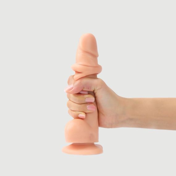 Реалістичний фалоімітатор Strap-On-Me Sliding Skin Realistic Dildo Vanille L, ефект рухливої шкіри Sex Aura | Зображення 1