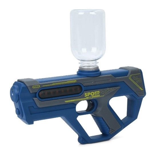 Автоматичний водяний автомат WATER GUN 1005C на акумуляторі світло бак 200 мл дальність 7 м водний пістолет бластер 6+ Синій | Зображення 1
