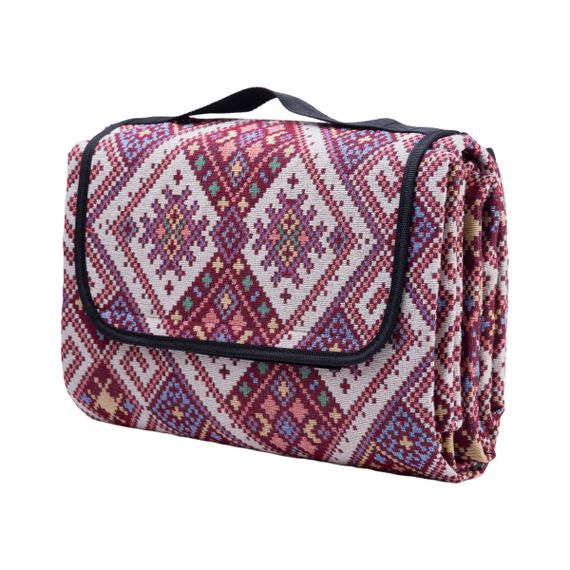 Коврик для пикника жаккардовый, красный LU012R | Зображення 2