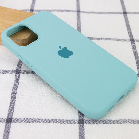 Чохол Silicone Case Full Protective (AA) для Apple iPhone 13 (6.1") Бірюзовий / Marine Green | Зображення 1