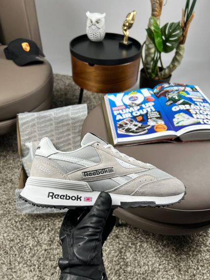 Мужские кроссовки замша  bok Classic LX2200 Grey White весна / літо / осінь A3655 | Зображення 1