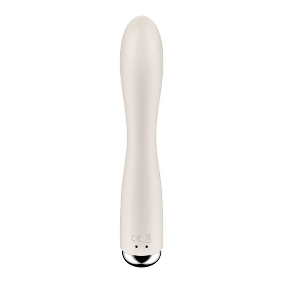 Вібратор-кролик з ротацією Satisfyer Spinning Rabbit 1 Beige, 3 мотори | Зображення 3