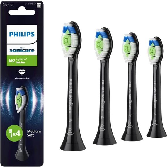 Змінні насадки для електричної зубної щітки Philips Sonicare HX6064/88 W2 Optimal White - 4 шт.