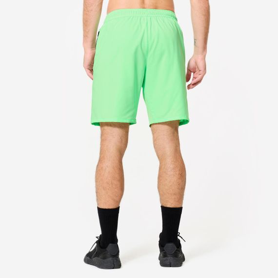 Шорти чоловічі для фітнесу з кишенями неоново-зелені - L | Зображення 3