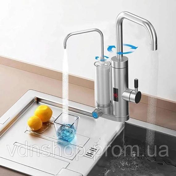 Водонагрівач із фільтром для води ZSWK-D02 проточний VT-26 | Зображення 4