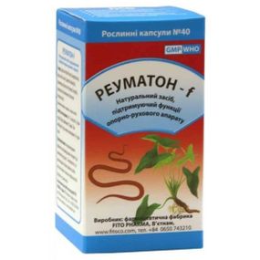 Протизапальний засіб Fito Pharma Реуматон-F 0,5 г 40 капсул
