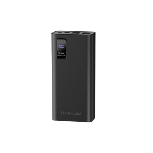 Павербанк 30000mAh Titanum TPB-728S-B 22,5W QC+PD чорний | Зображення 2