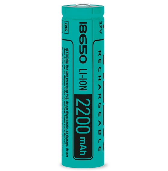 Акумулятор 18650 Li-lon 2200mAh без захисту (бл-1шт) Videx