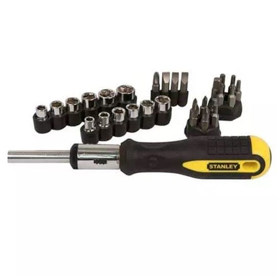 Викрутка Stanley DynaGrip реверсивна 29 насадок (0-54-925)