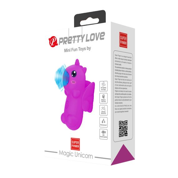 Вибростимулятор PRETTY LOVE MAGIC UNICORN, 10 tapping functions Memory function sexstyle | Зображення 11