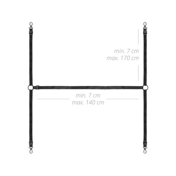 Фіксатор для кровати Bedroom Fantasies Under the bed Restraint Set Черный | Зображення 2